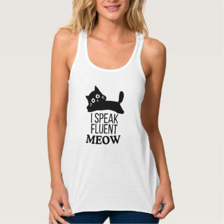 Ik spreek vloeiend Miauw Tanktop