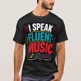 Ik spreek vloeiend muziek t-shirt