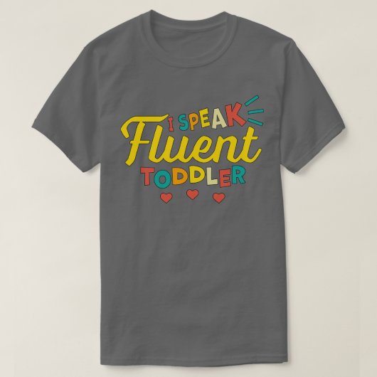 Ik spreek vloeiend Peuter T-shirt (Design voorkant)