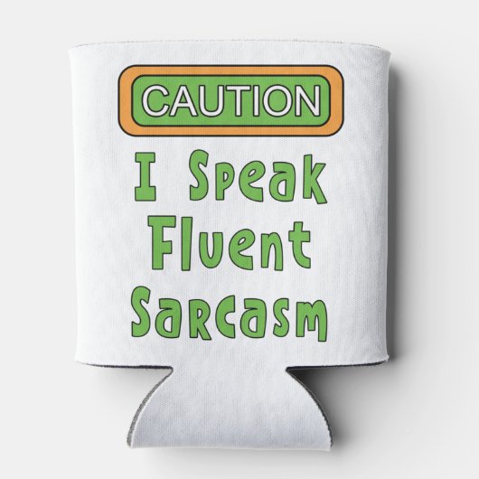 Ik spreek vloeiend sarcasme Koelbox Blikjeskoeler (Achterkant)