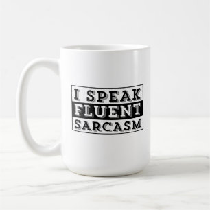 IK SPREEK VLOEIEND SARCASME KOFFIEMOK