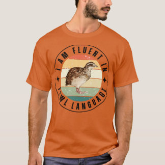 Ik spreek vloeiend vogeltaal 12 t-shirt