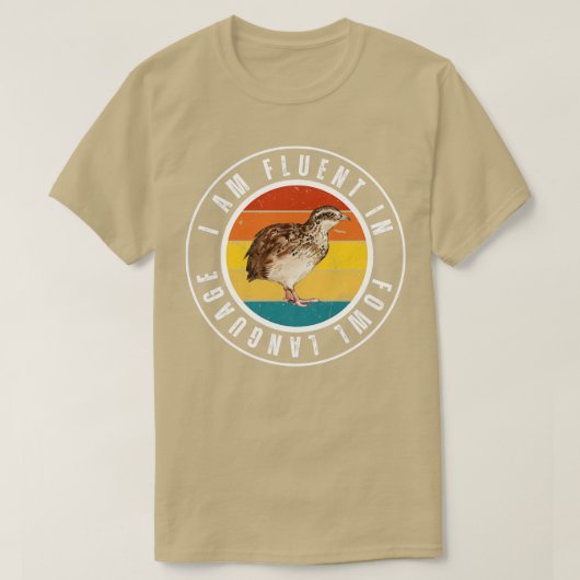 Ik spreek vloeiend vogeltaal 7 t-shirt (Design voorkant)