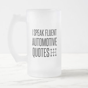 IK SPREEK VLOEIENDE AUTOCITATEN MATGLAS BIERPUL