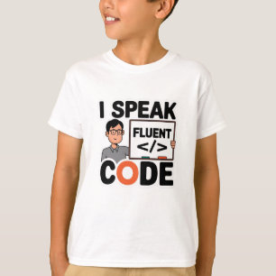 Ik spreek vloeiende code t-shirt