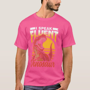 Ik spreek vloeiende dinosaurus Kinder Schattigee d T-shirt