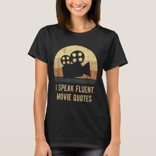 Ik spreek vloeiende film citeert  grappige film lo t-shirt
