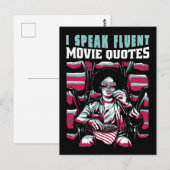 Ik spreek vloeiende filmcitaten briefkaart (Voorkant / Achterkant)