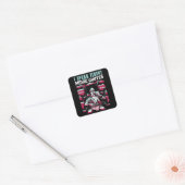 Ik spreek vloeiende filmcitaten vierkante sticker (Envelop)