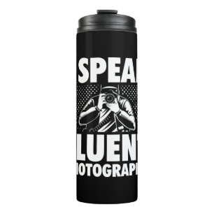 Ik spreek vloeiende fotografie thermosbeker
