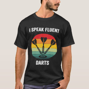 Ik spreek vloeiende kunstschilders  dartboard die  t-shirt