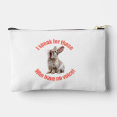 Ik spreek voor hen die geen konijn hebben etui (Achterkant)