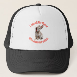 Ik spreek voor hen die geen konijn hebben trucker pet