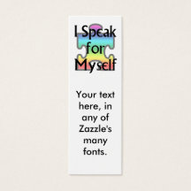 Ik spreek voor mezelf