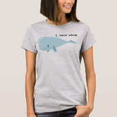 Ik spreek walvis | t-shirt (Voorkant)