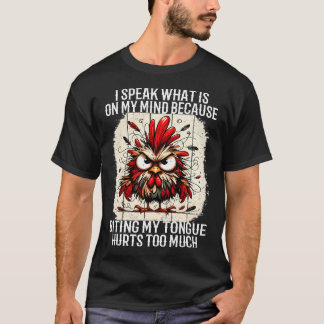Ik spreek wat er op mijn geest is omdat Bijten mij T-shirt