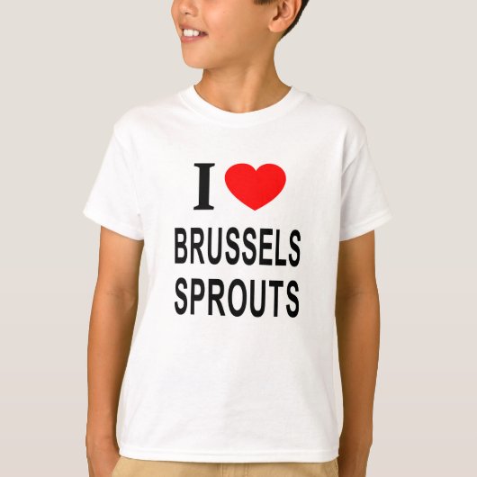 IK ❤️ SPRUITEN IK HOU VAN SPRUITEN IN BRUSSEL T-SHIRT (Voorkant)