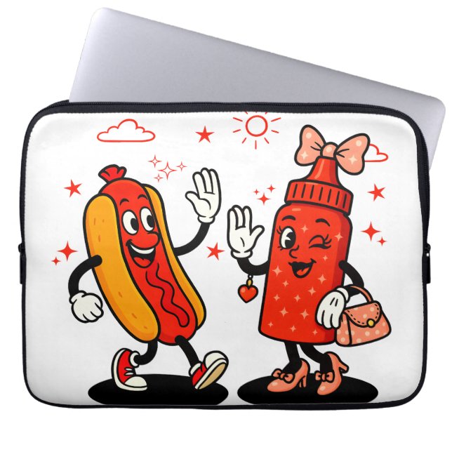 Ik spuit op sappige wijnstokken volwassen humor gr laptop sleeve (Voorkant)