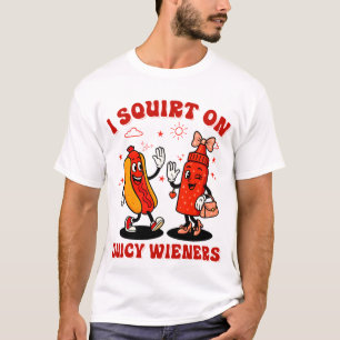 Ik spuit op sappige wijnstokken volwassen humor gr t-shirt