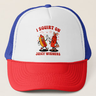 Ik spuit op sappige wijnstokken volwassen humor gr trucker pet