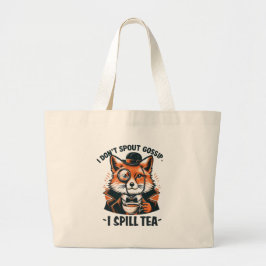 Ik spuug geen roddel uit grote tote bag