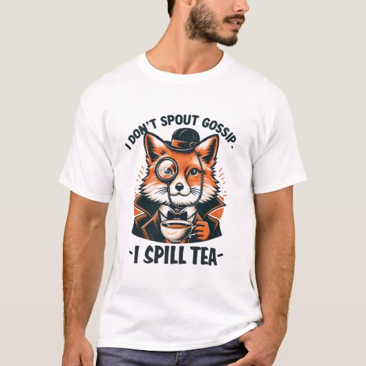 Ik spuug geen roddel uit t-shirt (Voorkant)
