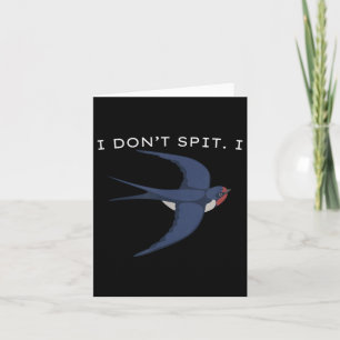 Ik spuug niet Ik slik vogels, vogelliefhebbers, gr Kaart
