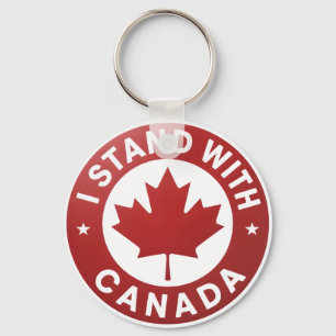 Ik sta achter Canada Sleutelhanger