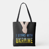 Ik sta achter de Oekraïense Shirt om de Oekraïense Tote Bag (Achterkant)
