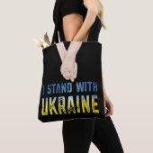 Ik sta achter de Oekraïense Shirt om de Oekraïense Tote Bag (Dichtbij)