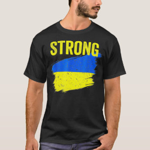 Ik sta achter de Oekraïense vlag die UKR steunt T-shirt