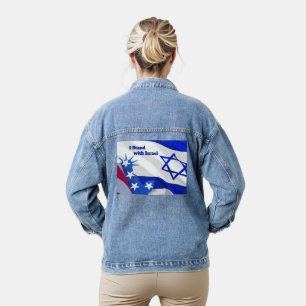 Ik sta achter de steun van Israël aan de Joodse Na Denim Jacket