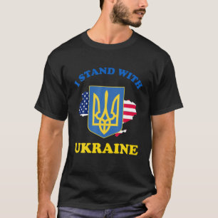 Ik sta achter de steun van Oekraïne in Amerika T-shirt