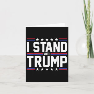 Ik sta achter de steun van Trump aan de Amerikaans Kaart