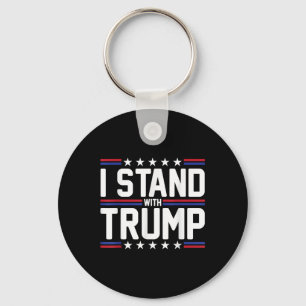 Ik sta achter de steun van Trump aan de Amerikaans Sleutelhanger