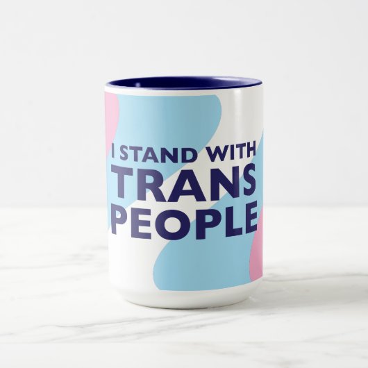 Ik sta achter de Trans People Mok (Midden)
