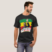 Ik sta achter Dr. Abiy Ahmed T-shirt (Voorkant volledig)