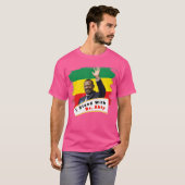 Ik sta achter Dr. Abiy Ahmed T-shirt (Voorkant volledig)