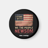 Ik sta achter Gavin Newsom Governor Supporter Unit Magneet (Voorkant)