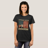 Ik sta achter Gavin Newsom T-shirt (Voorkant volledig)