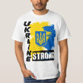 Ik sta achter het Oekraïense Shirt om Oekraïne ste (Voorkant)