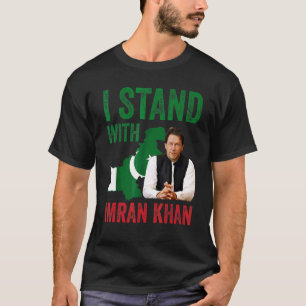 Ik sta achter Imran Khan Pti Party Pakistan T-shirt