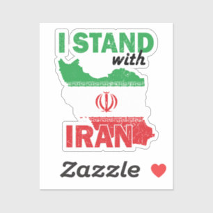 Ik sta achter Iran Sticker