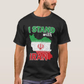 Ik sta achter Iran T-shirt (Voorkant)
