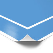 Ik sta achter Israël - ben Yisrael Chai Perfect Poster (Hoek)