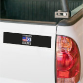 Ik sta achter Israël Bumpersticker (Op Truck)