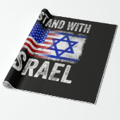 Ik sta achter Israël Cadeaupapier (Uitgerold)