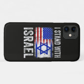 Ik sta achter Israël Case-Mate iPhone Case (Achterkant (horizontaal))