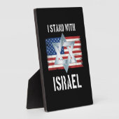 ik sta achter Israël Fotoplaat (Zijkant)