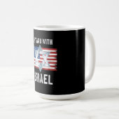 ik sta achter israel koffiemok (Voorkant rechts)